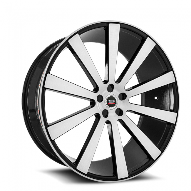Spec-1 Spl-002 Gloss Black & Brushed 20x10.5 (+20) 5x120