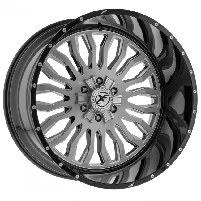 Xfx Flow Xfx-305 Brushed & Milled With Black Lip 24x14 (--76) 5x127