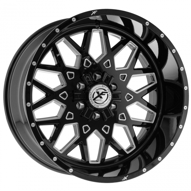 Xfx Flow  Xfx-307 26x12 6x135 6x139.7  -44 Cb 106.4 Black/red Milled