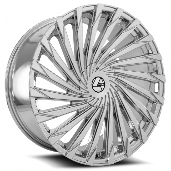 Azara Aza-501 26x9.5 6x135 6x139.7 +25 Cb 87.1 Nano Chrome