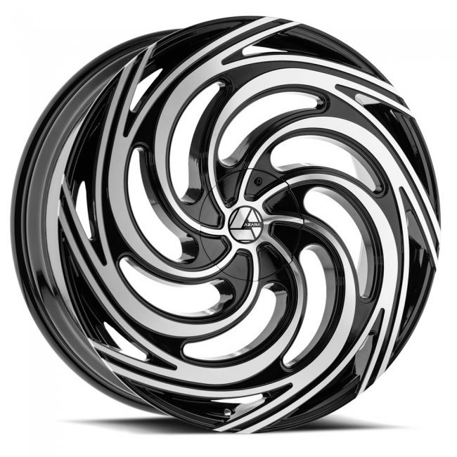 Azara Aza-519 28x9.5 Blank +15 Dt 5x135 Cb 87.1 Gloss Black Machined