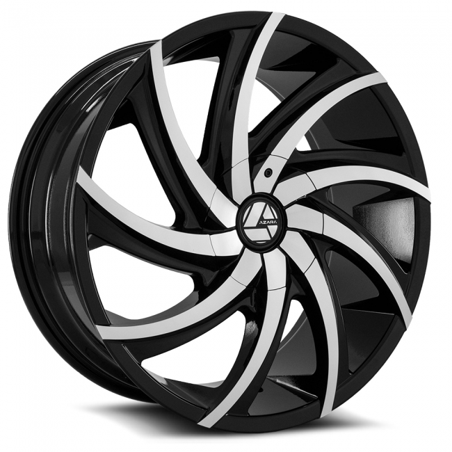 Azara Aza-503 18x8  5x114.3 5x120 +35 Cb 74.1 Black Machined
