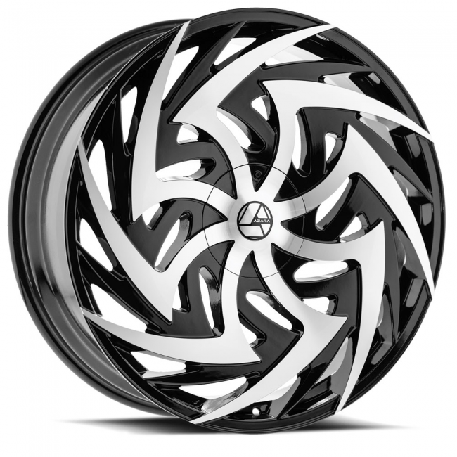 Azara Aza-520 20x8.5 5x114 5x120 +35 Cb 74.1 Black Machined