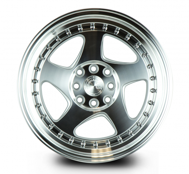 Aodhan AH01 Silver Machined Face And Lip 16x8 (+15) 4x100/4x114.3