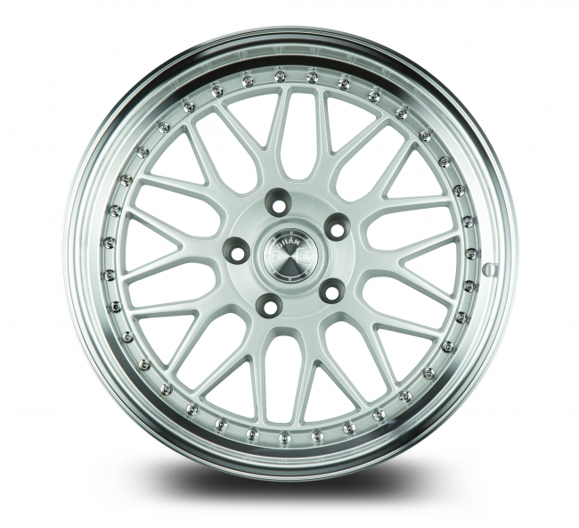 Aodhan AH02 Silver w/ Machined Lip 18x9.5 (+30) 5x114.3
