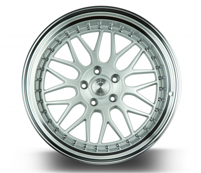 Aodhan AH02 Silver w/ Machined Lip 19x11 (+15) 5x114.3