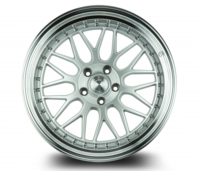 Aodhan AH02 Silver w/ Machined Lip 19x9.5 (+12) 5x114.3
