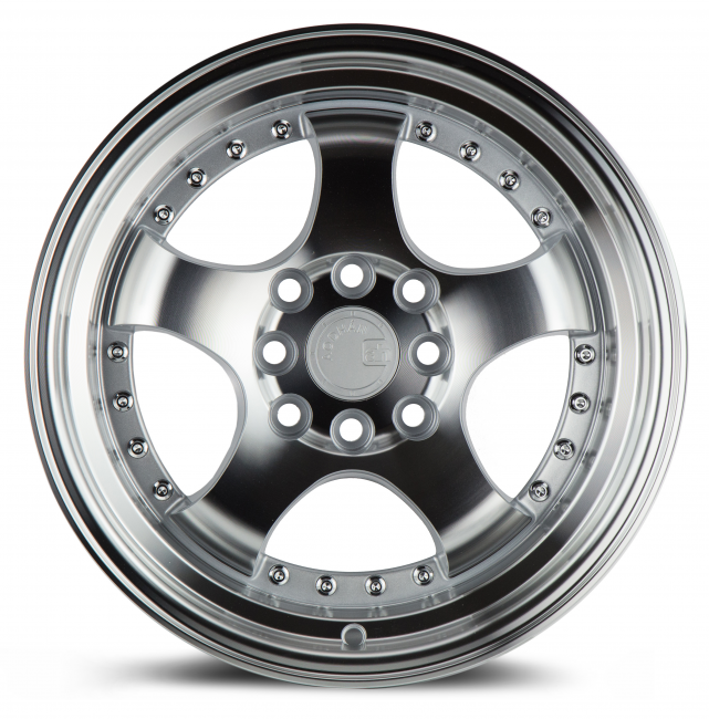 Aodhan AH03 Silver Machined Face And Lip 15x8 (+20) 4x100/4x114.3
