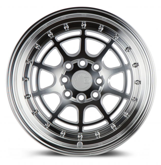 Aodhan AH04 Silver Machined Face And Lip 15x8 (+20) 4x100/4x114.3