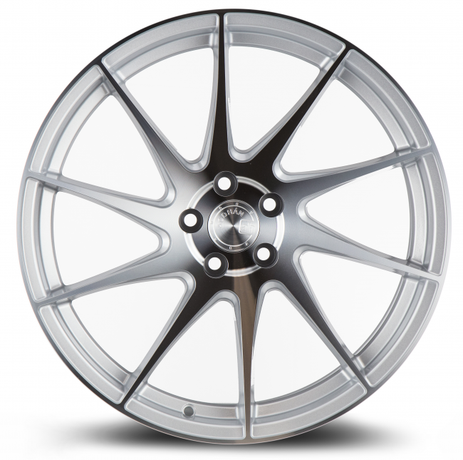 Aodhan AH09 Gloss Silver Machined Face 18x8.5 (Driver Side) (+35) 5x100