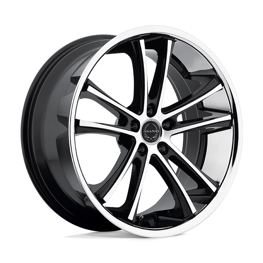 Asanti Black Abl-1 Pegasi Machined Black Ss Lip 20x10 (+15) Blank