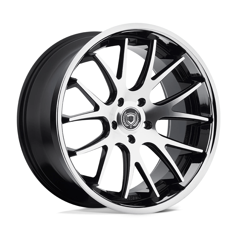 Asanti Black Abl-3 Castor Machined Face Ss Lip 20x8.5 (+35) 5x120