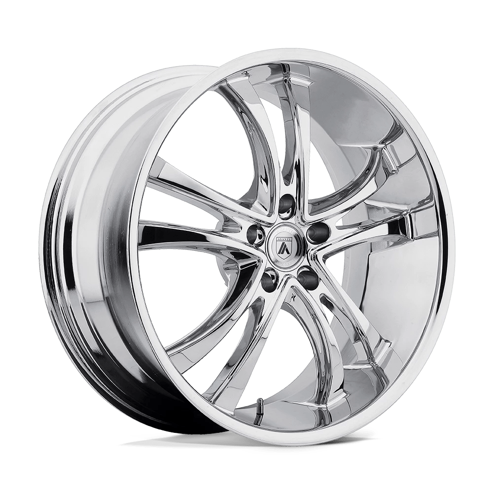 Asanti Black Abl-6 Chrome 22x10 (+15) Blank