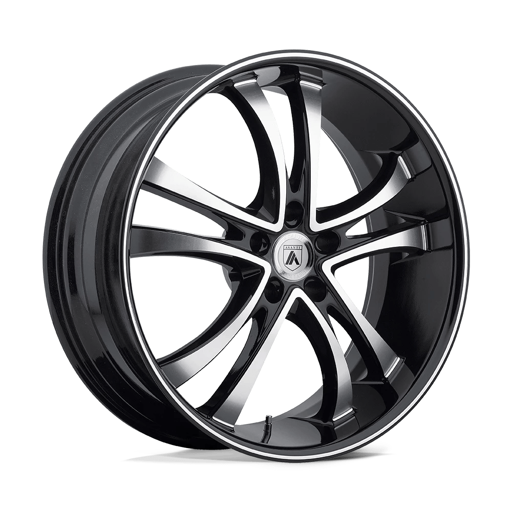 Asanti Black Abl-6 Machined Face With Black Lip 20x10 (+15) Blank