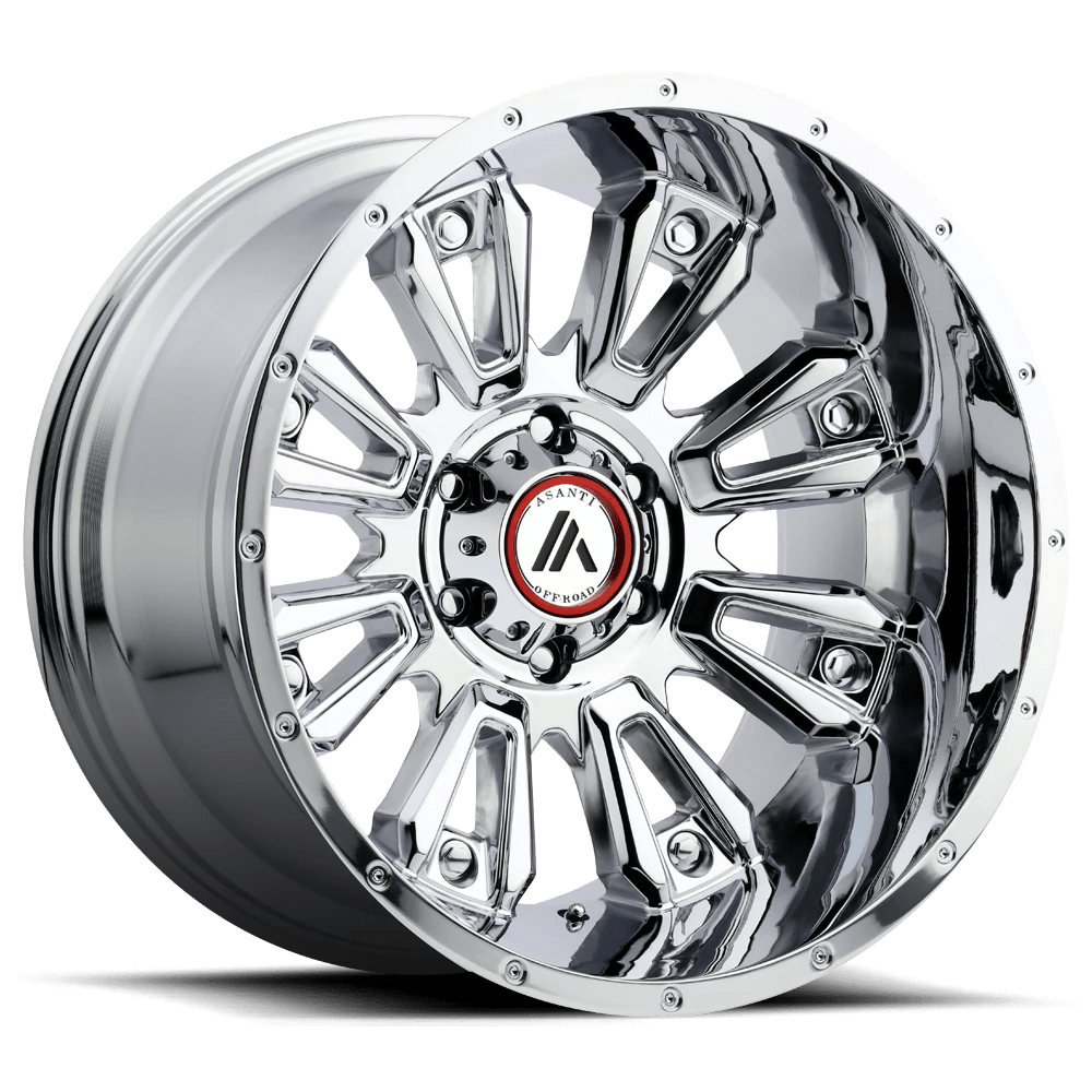 Asanti Off Road Ab808 Blackhawk Chrome 20x9 (+18) 6x135