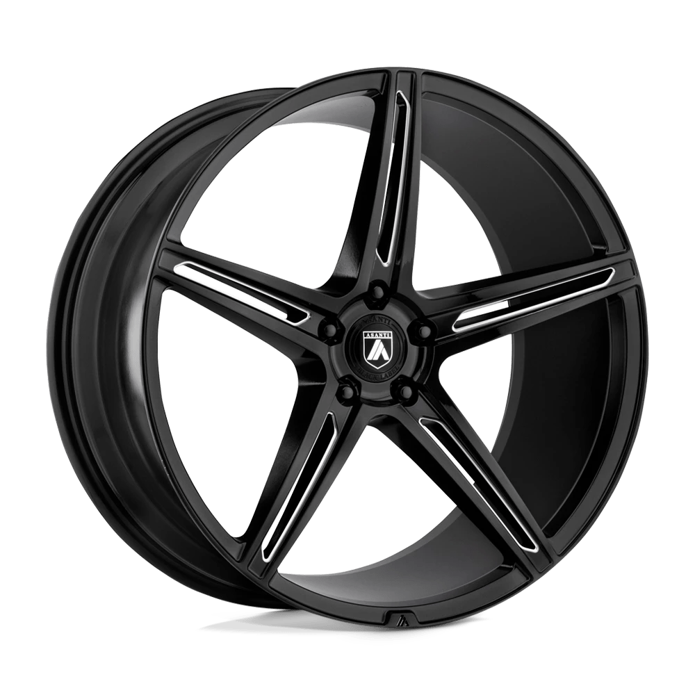 Asanti Black Abl-22 Alpha 5 Gloss Black Milled 22x9 (+15) Blank