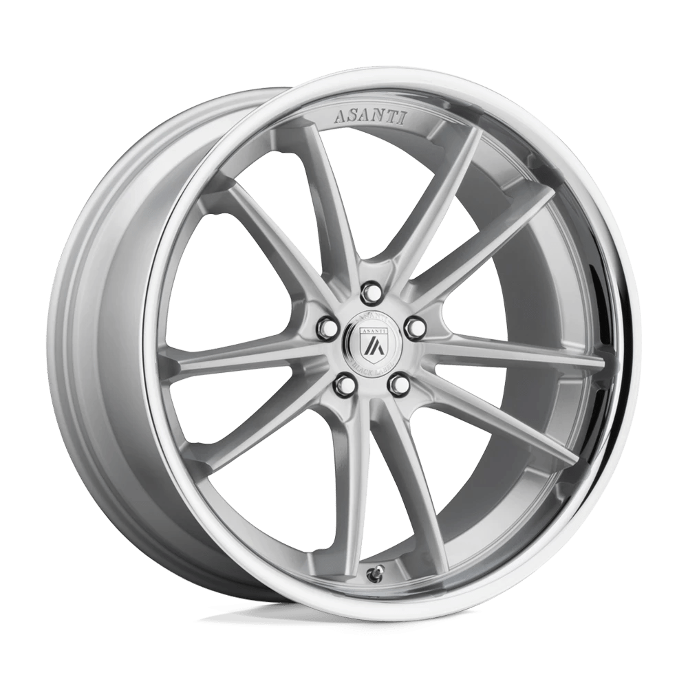 Asanti Black Abl-23 Sigma Brushed Silver Chrome Lip 20x10.5 (+38) 5x120