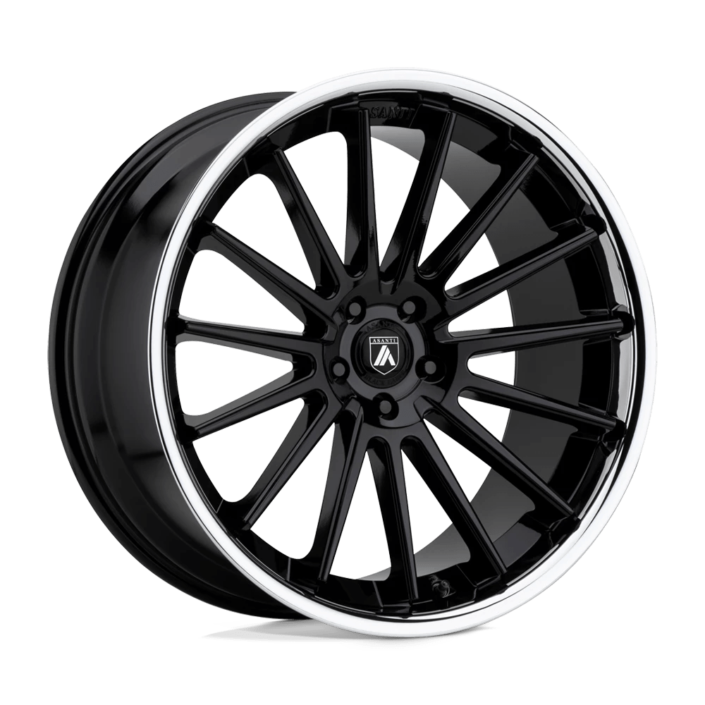 Asanti Black Abl-24 Beta Gloss Black Chrome Lip 20x9 (+35) 5x112