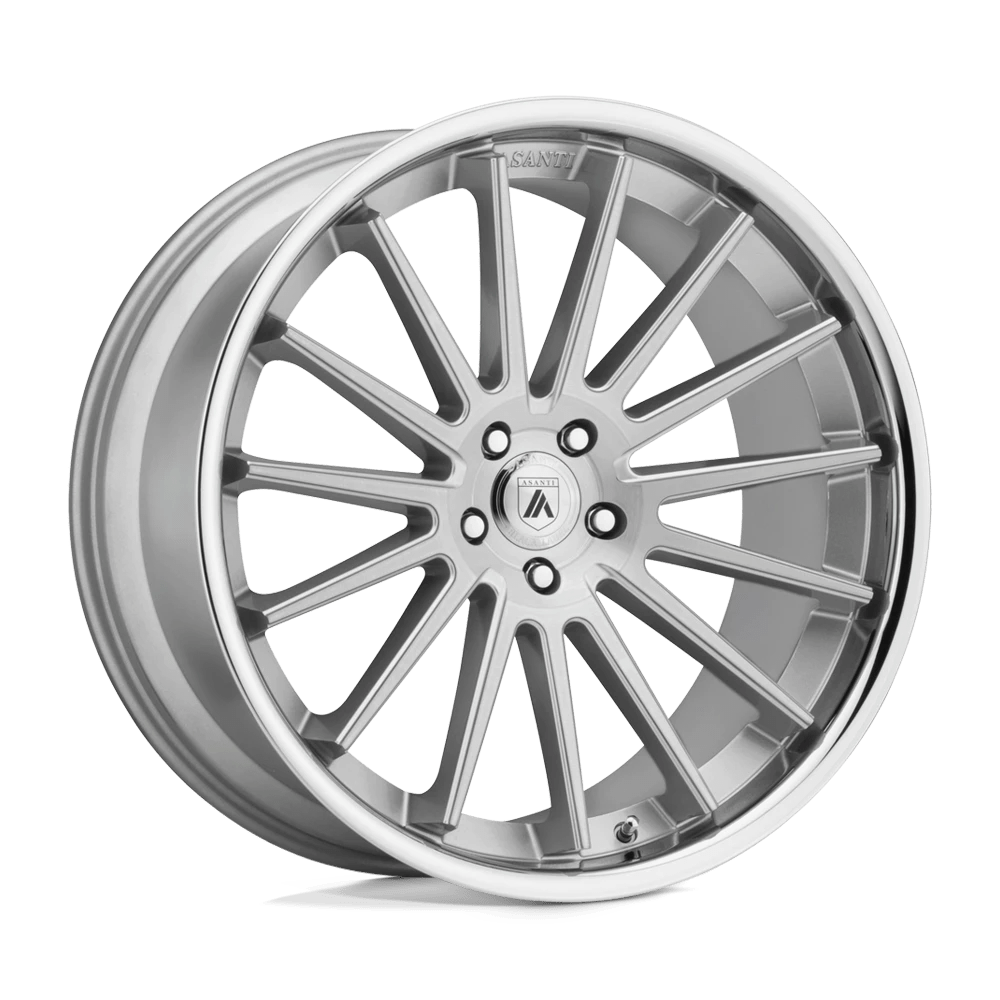 Asanti Black Abl-24 Beta Brushed Silver Chrome Lip 20x10.5 (+20) 5x115