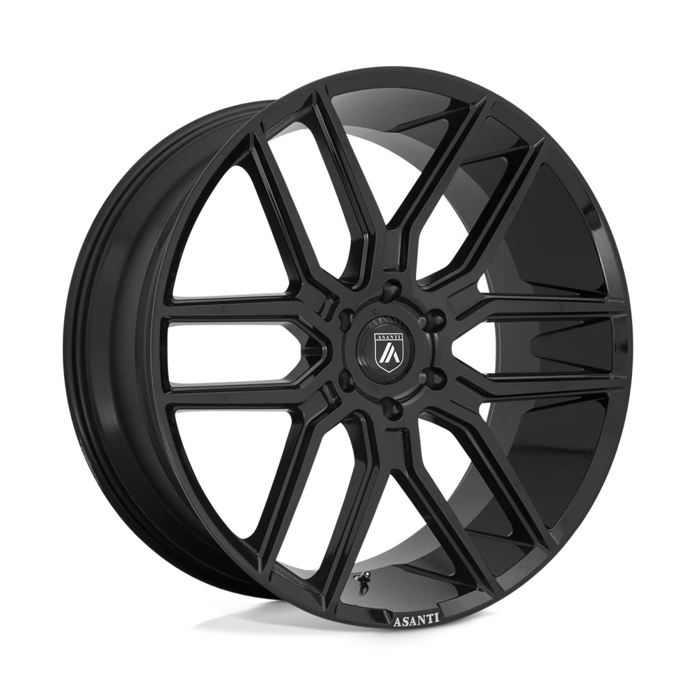 Asanti Black Abl-28 Baron Gloss Black 20x9 (+30) 6x135