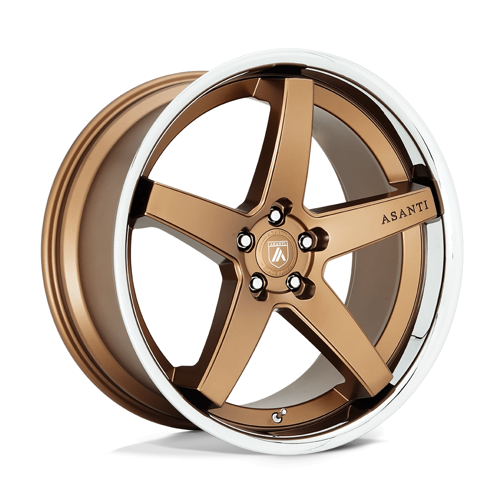 Asanti Black Abl31 Regal Satin Bronze With Chrome Lip 20x10.5 (+20) 5x115
