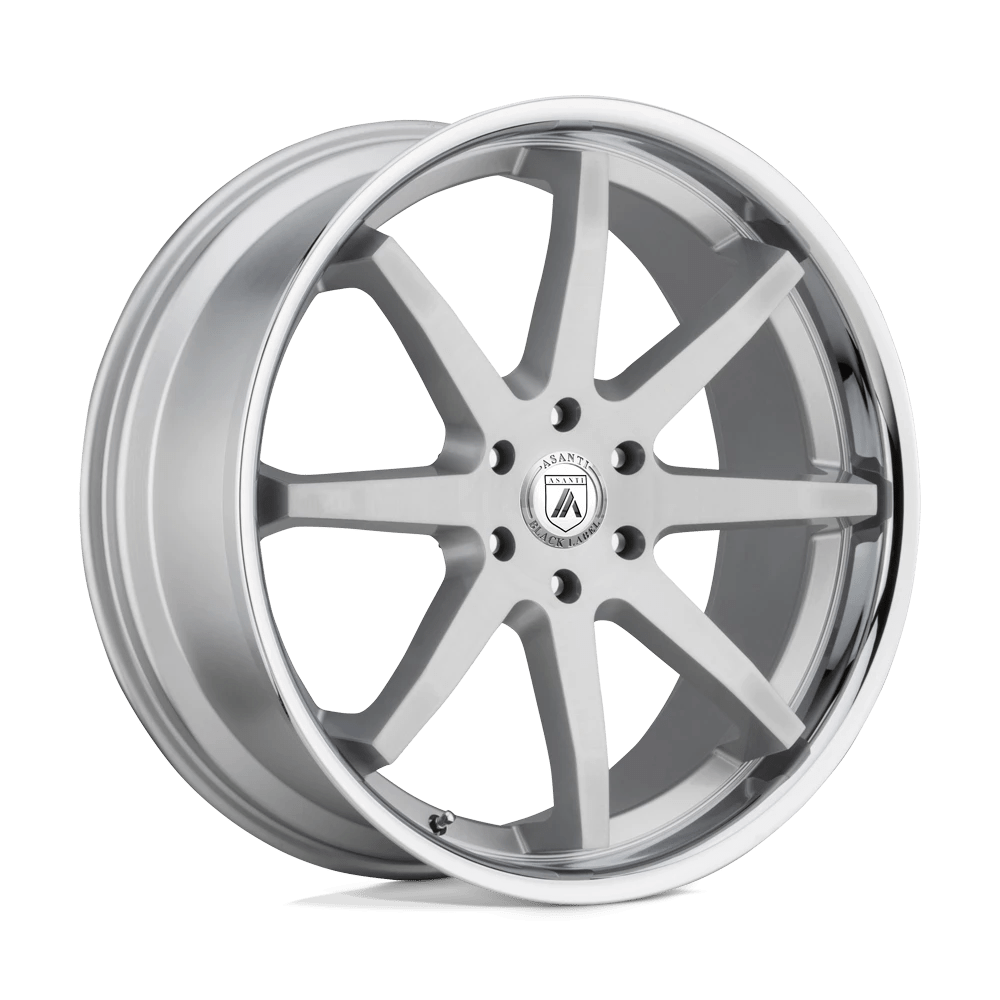 Asanti Black Abl-32 Kaiser Brushed Silver Chrome Lip 22x9.5 (+30) 6x139.7