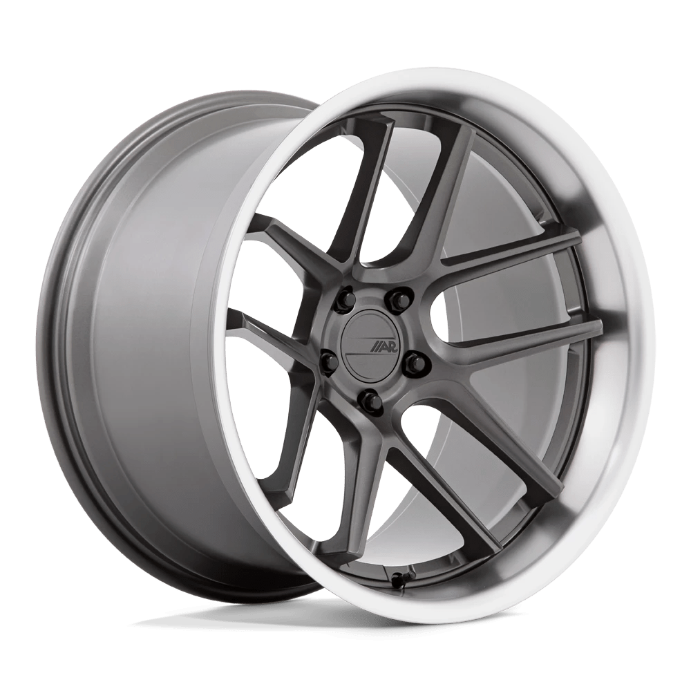 American Racing Ar942 Matte Gunmetal With Machined Lip 20x12 (+6) 5x115