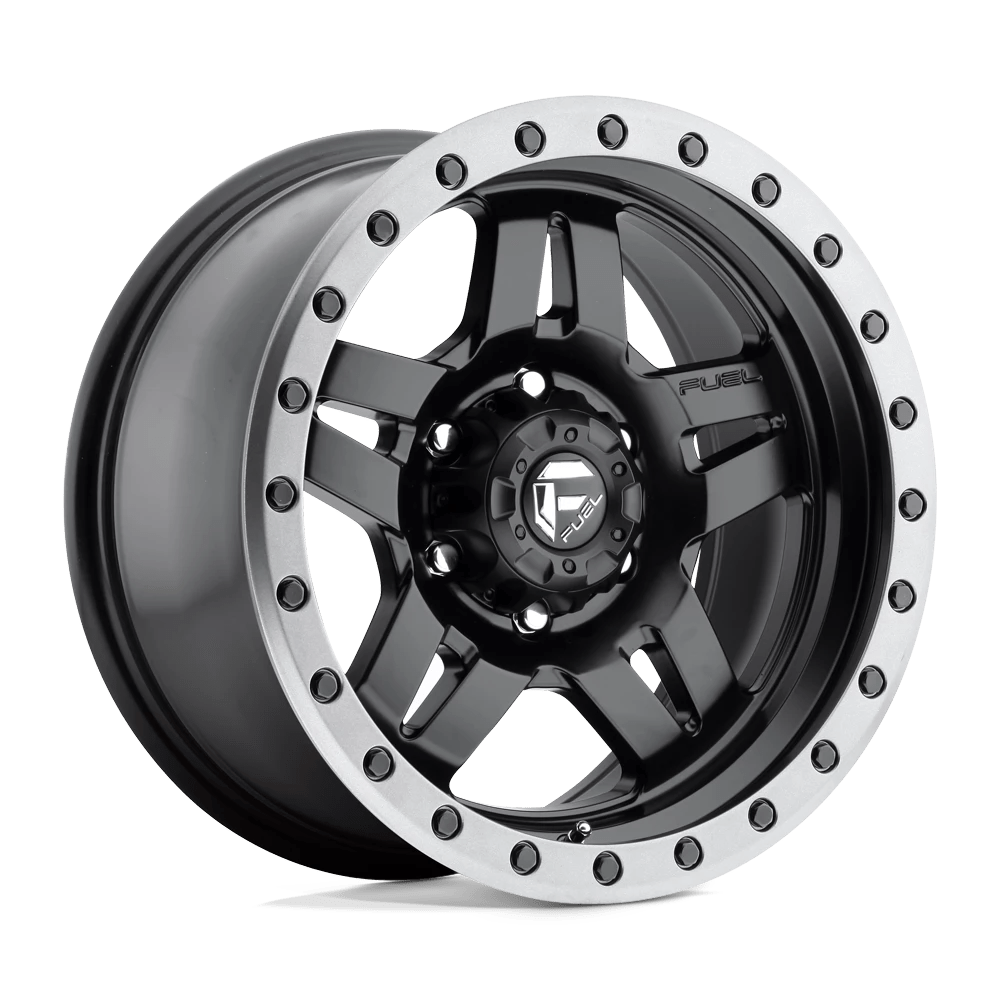 Fuel 1pc D557 Anza Matte Black Gun Metal Ring 16x8 (+1) 6x139.7