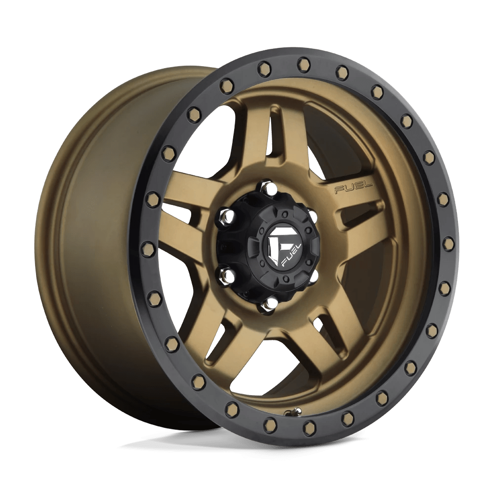 Fuel 1pc D583 Anza Matte Bronze Black Bead Ring 17x8.5 (-6) 6x139.7