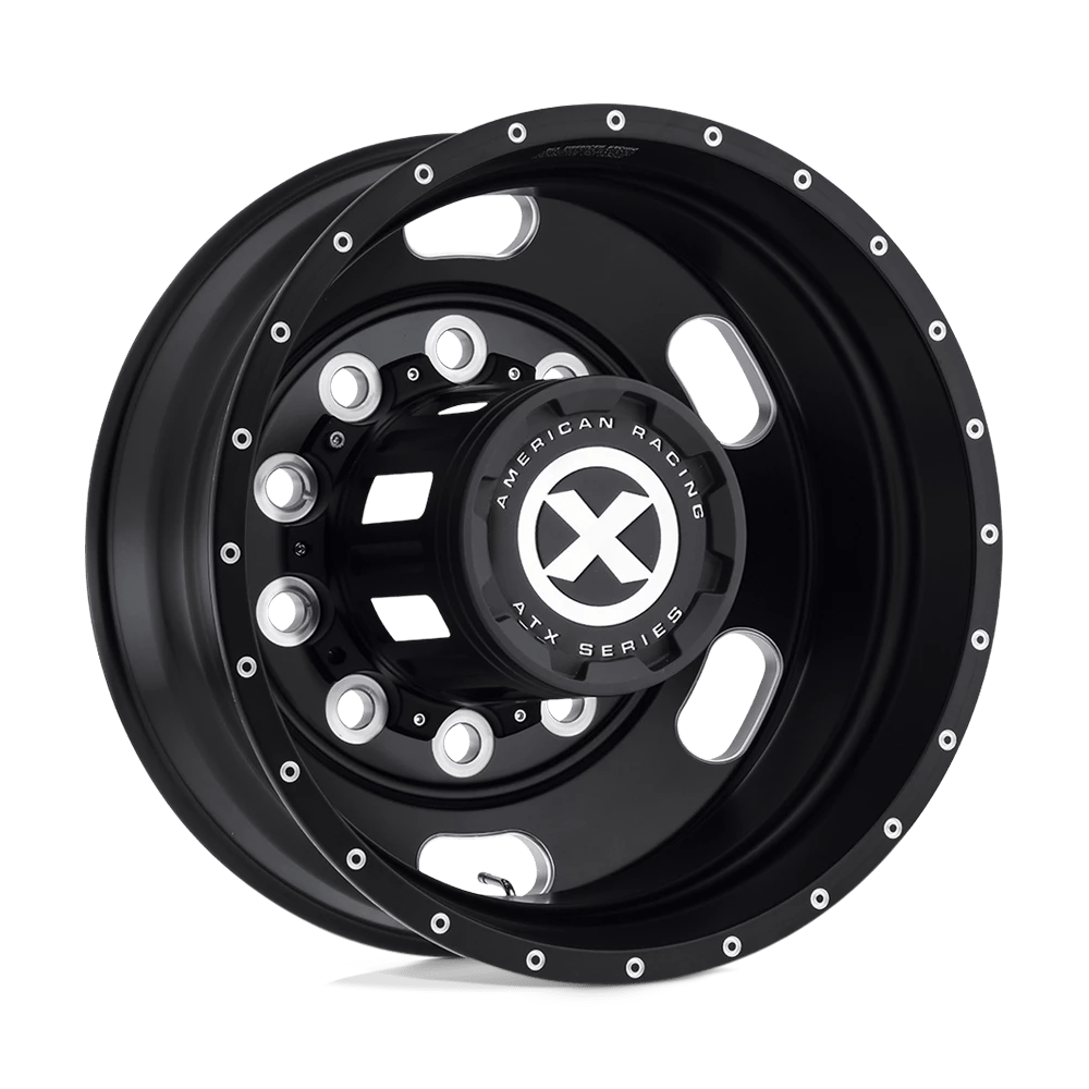 Atx Ao402 Indy Satin Black Milled - Rear 22.5x8.25 (-167) 10x285.75