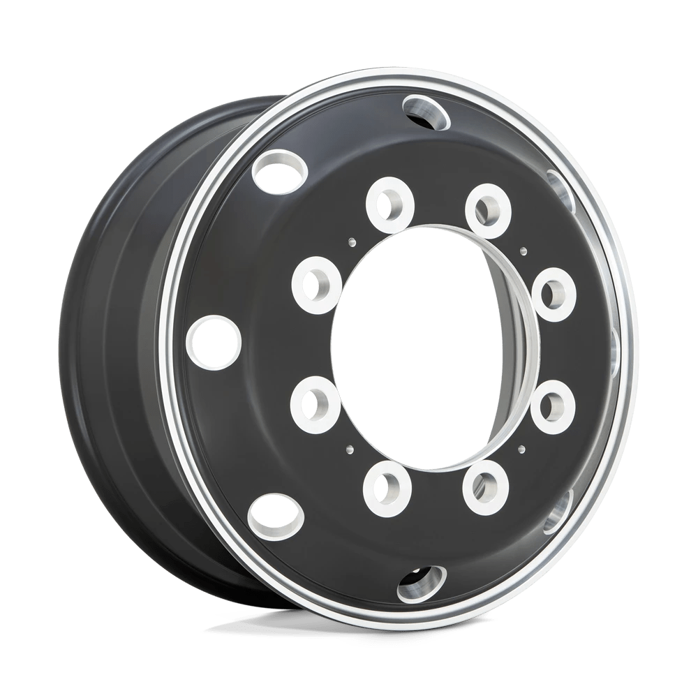 Atx Ao404 Journey Glossy Black With Polished Lip - Front And Rear Inner 22.5x9 (+99) 10x285.75