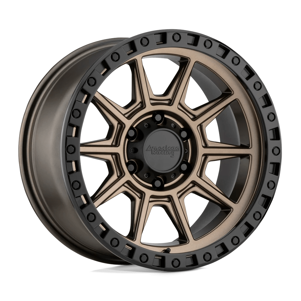 American Racing Ar202 Matte Bronze Black Lip 18x9 (+0) 5x127