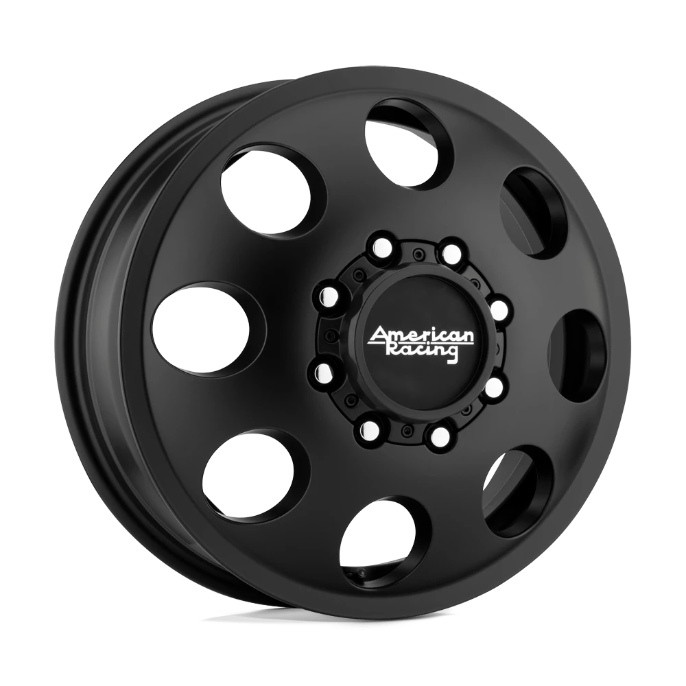 American Racing Ar204 Baja Dually Satin Black - Front 17x6 (+111) 8x165.1