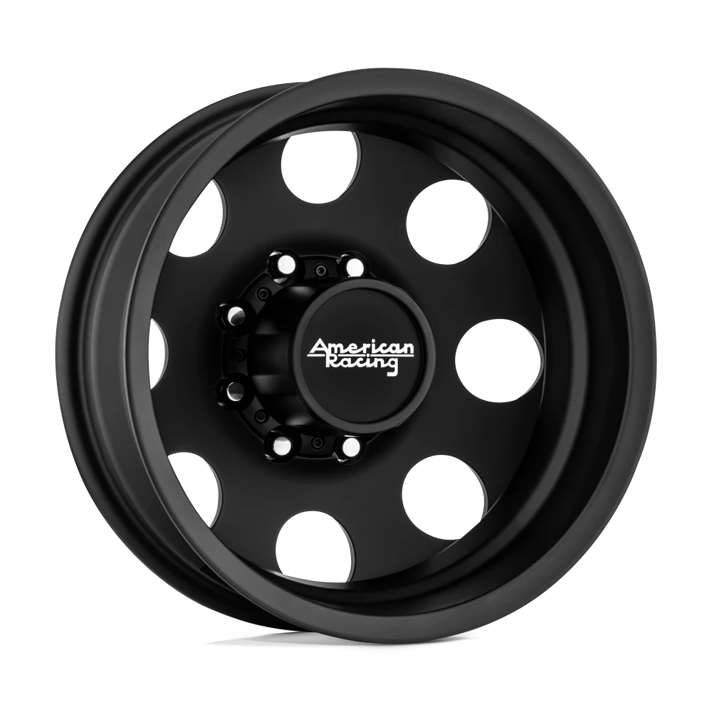American Racing Ar204 Baja Dually Satin Black - Rear 17x6.5 (-140) 8x210