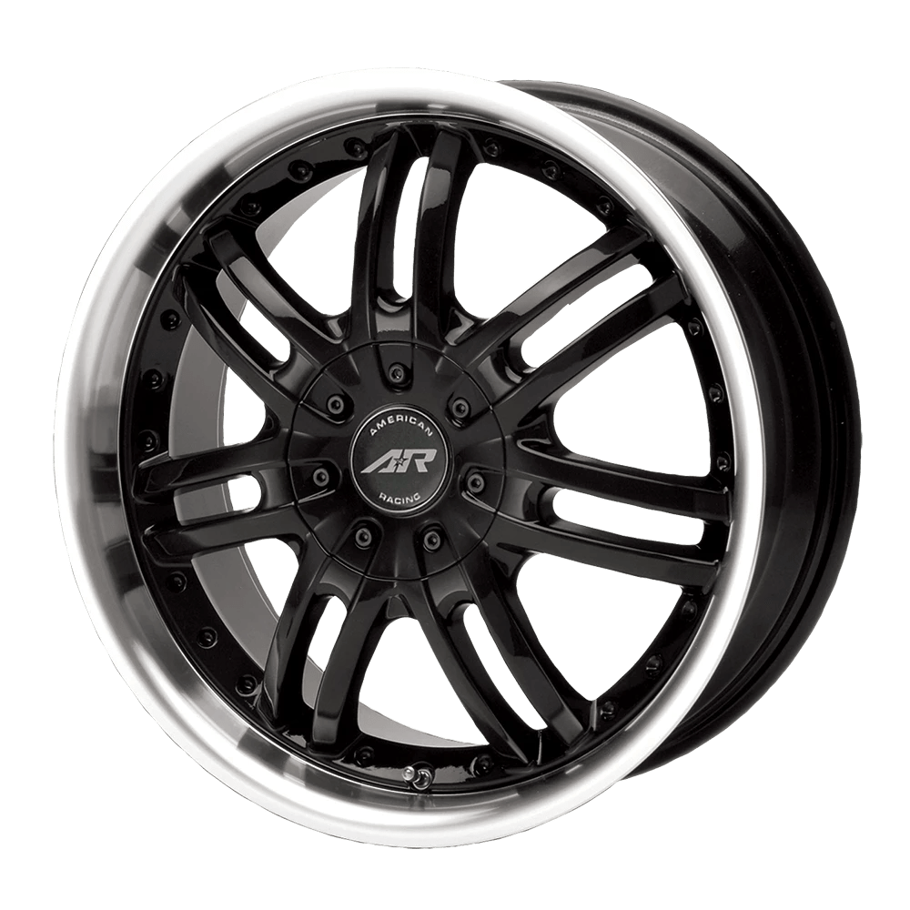 American Racing Ar363 Haze Gloss Black With Diamond Cut Lip 17x7.5 (+45) 5x108/5x114.3