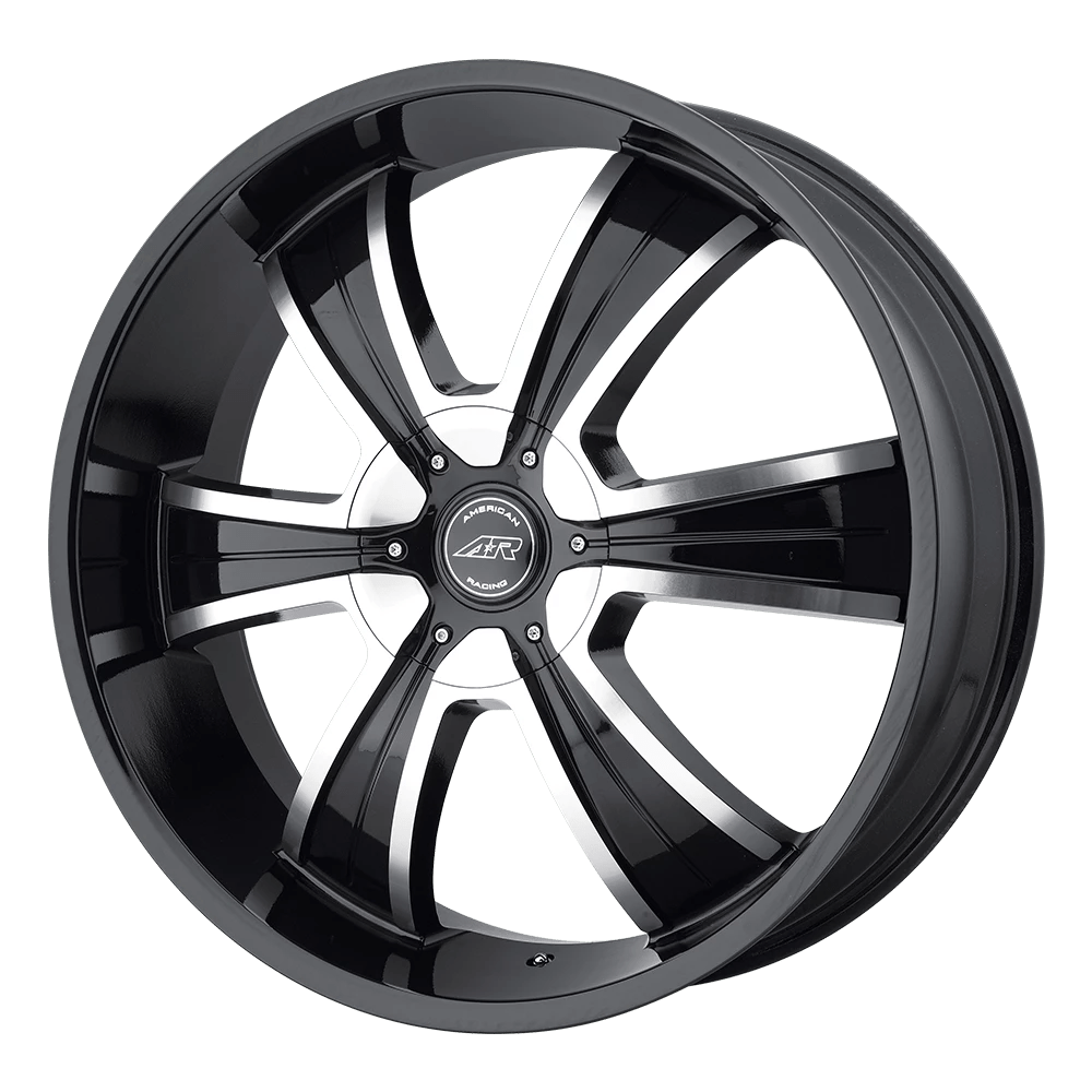 American Racing Ar894 Gloss Black Machined 18x8 (+15) 5x115/5x120