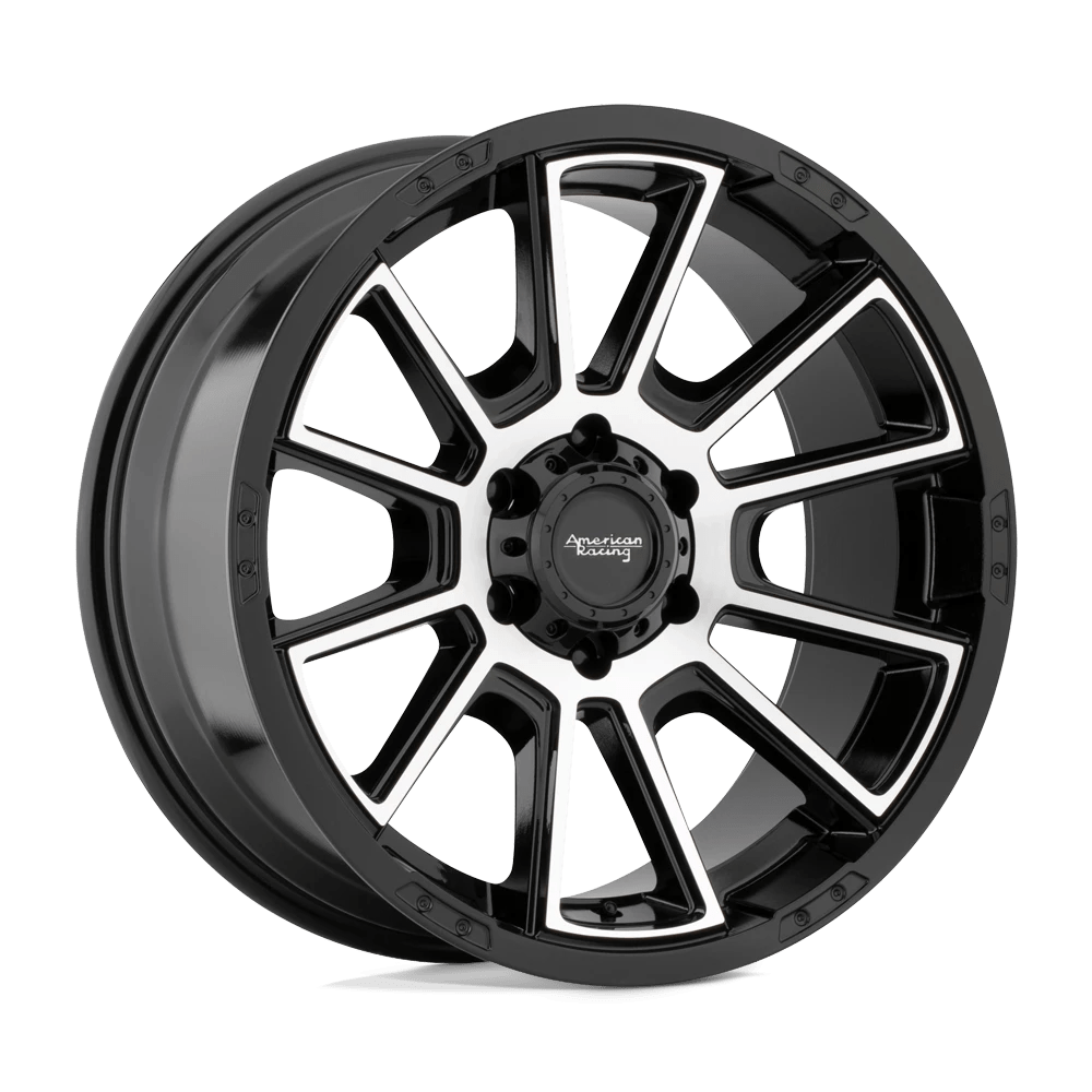 American Racing Ar933 Intake Gloss Black Machined 18x8.5 (+18) 6x135