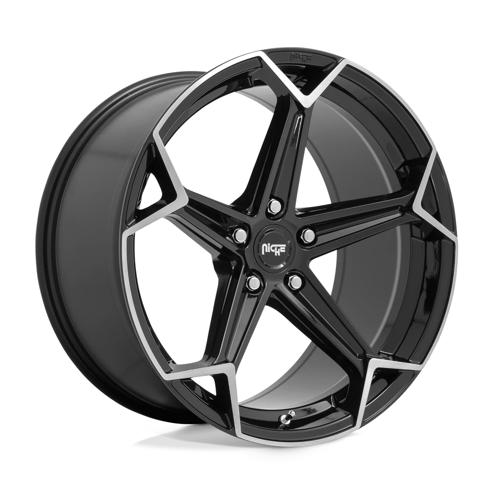 Niche 1pc N259 Arrow Gloss Black Brushed 20x10.5 (+27) 5x112