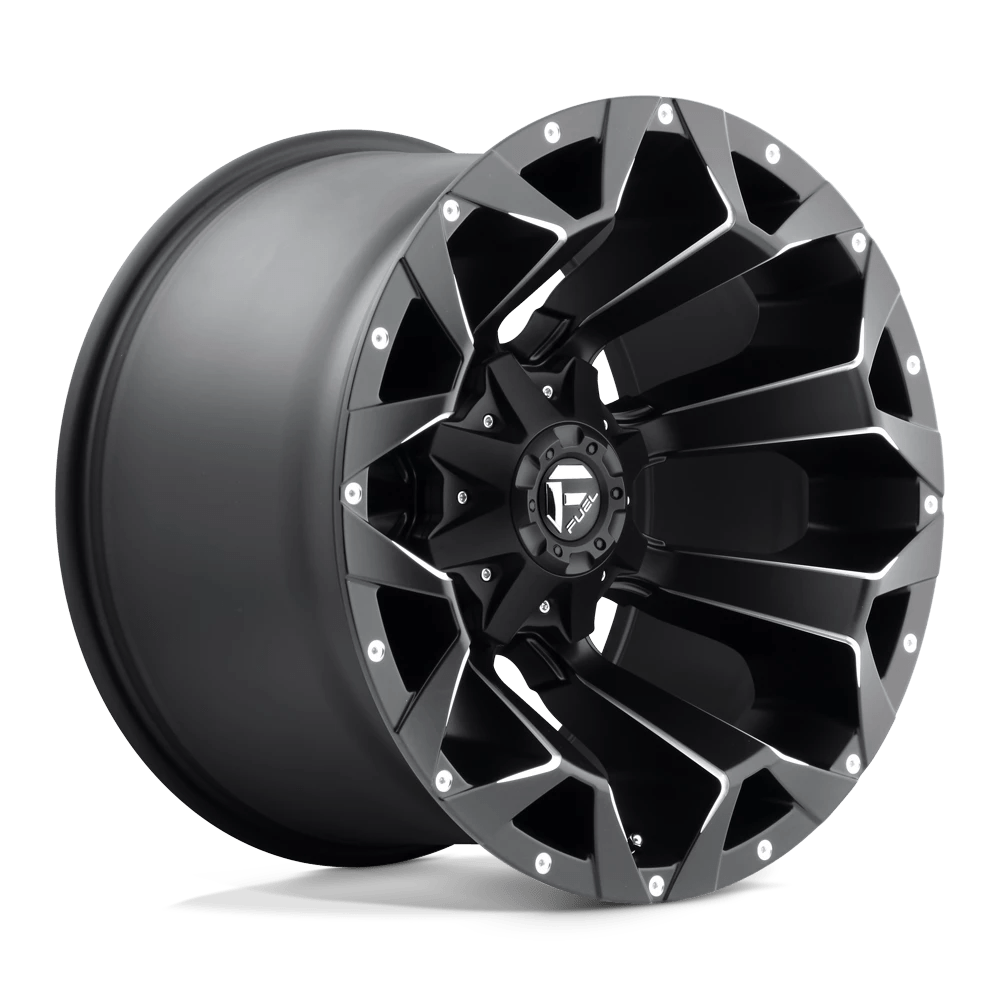 Fuel 1pc D546 Assault Matte Black Milled 20x12 (-43) 6x135/6x139.7