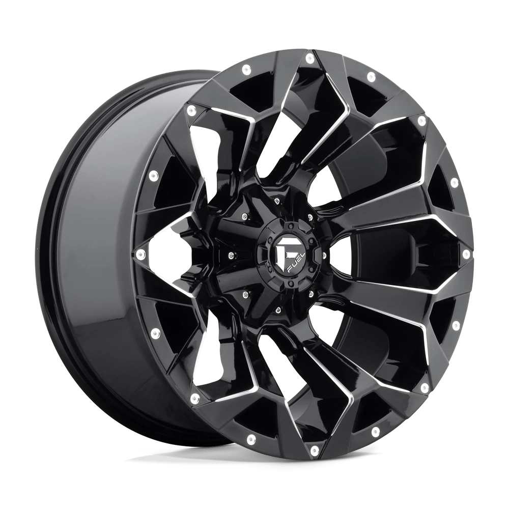 Fuel 1pc D576 Assault Gloss Black Milled 20x9 (+20) 8x170