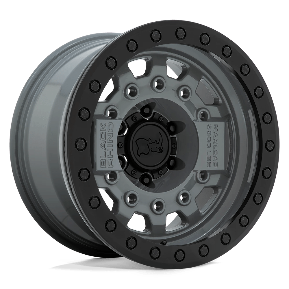 Black Rhino Avenger Beadlock Battleship Gray W/ Black Hardware 17x8.5 (+0) 6x139.7