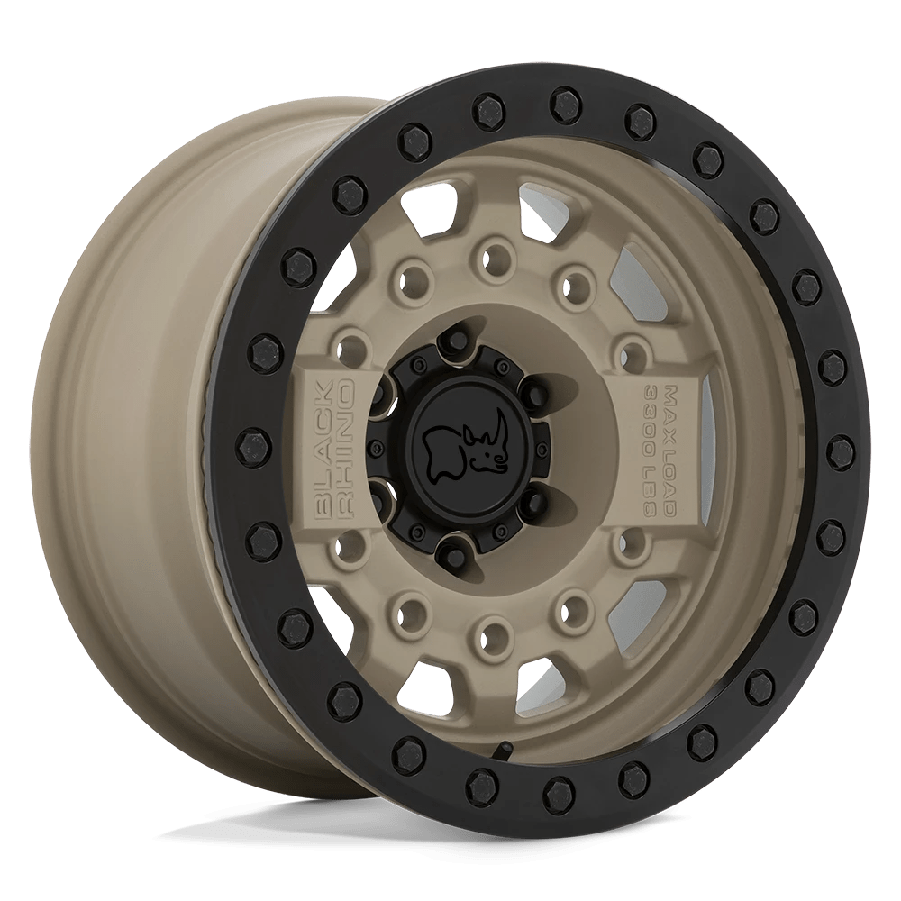 Black Rhino Avenger Beadlock Desert Sand W/ Black Hardware 17x8.5 (-30) 6x139.7