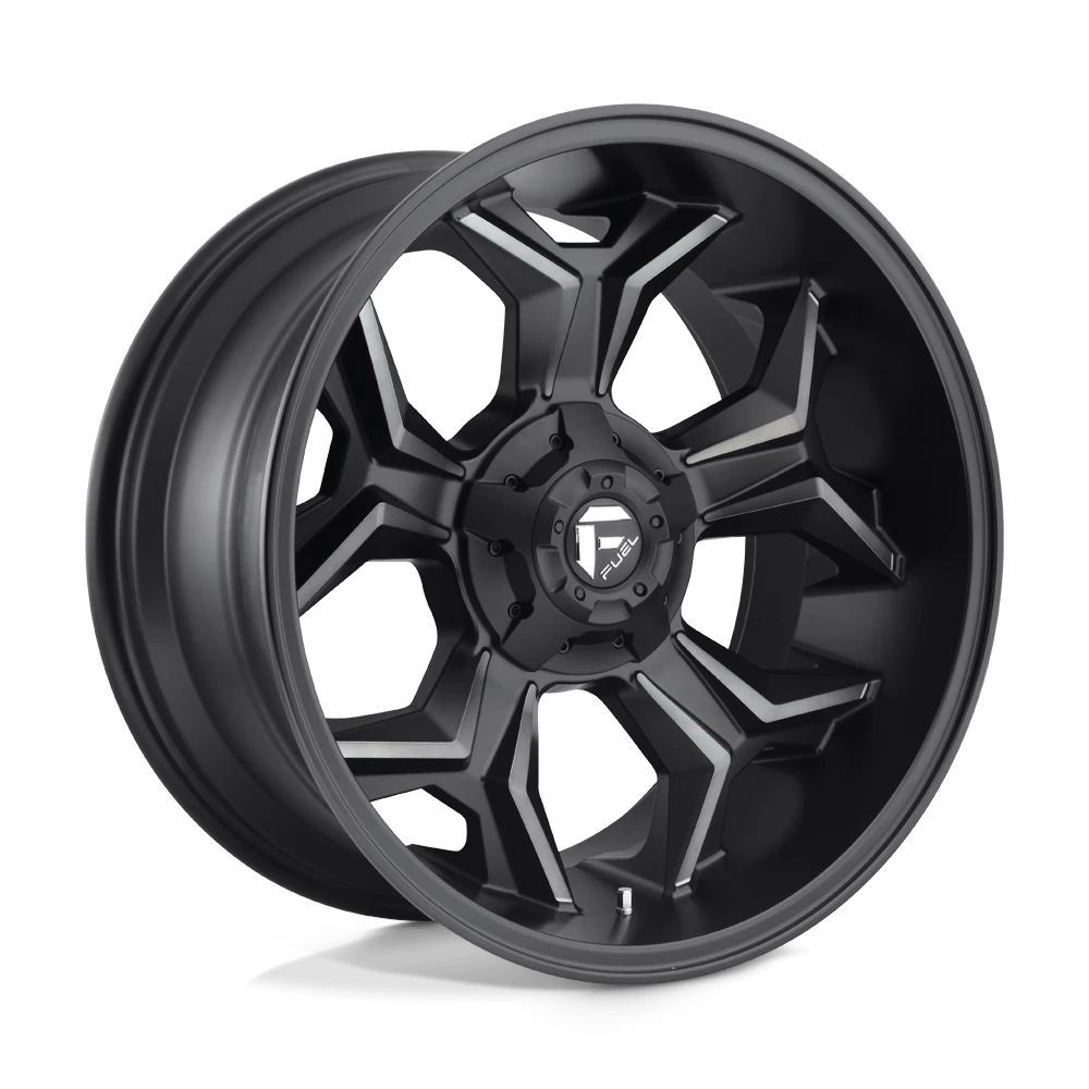 Fuel 1pc D605 Avenger Matte Black Double Dark Tint 20x9 (+1) 5x139.7/5x150