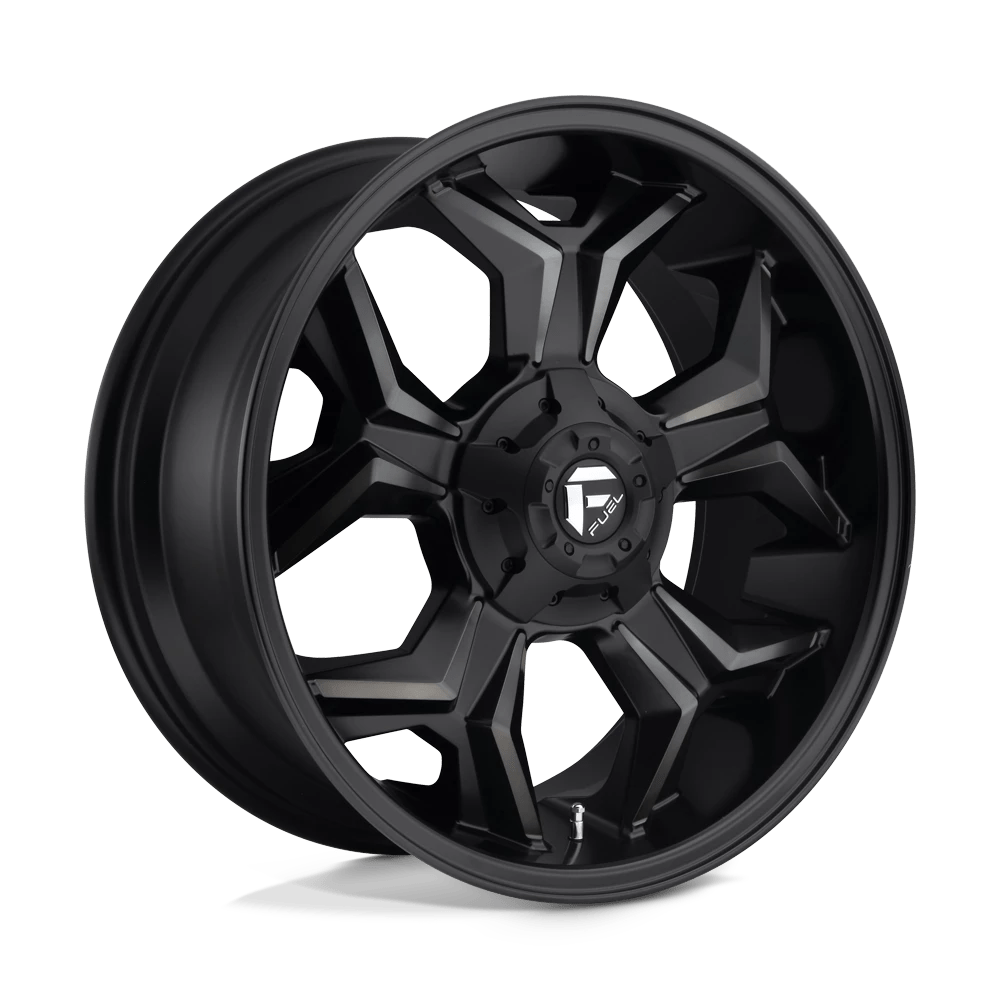 Fuel 1pc D605 Avenger Matte Black Double Dark Tint 20x9 (+20) 6x135/6x139.7