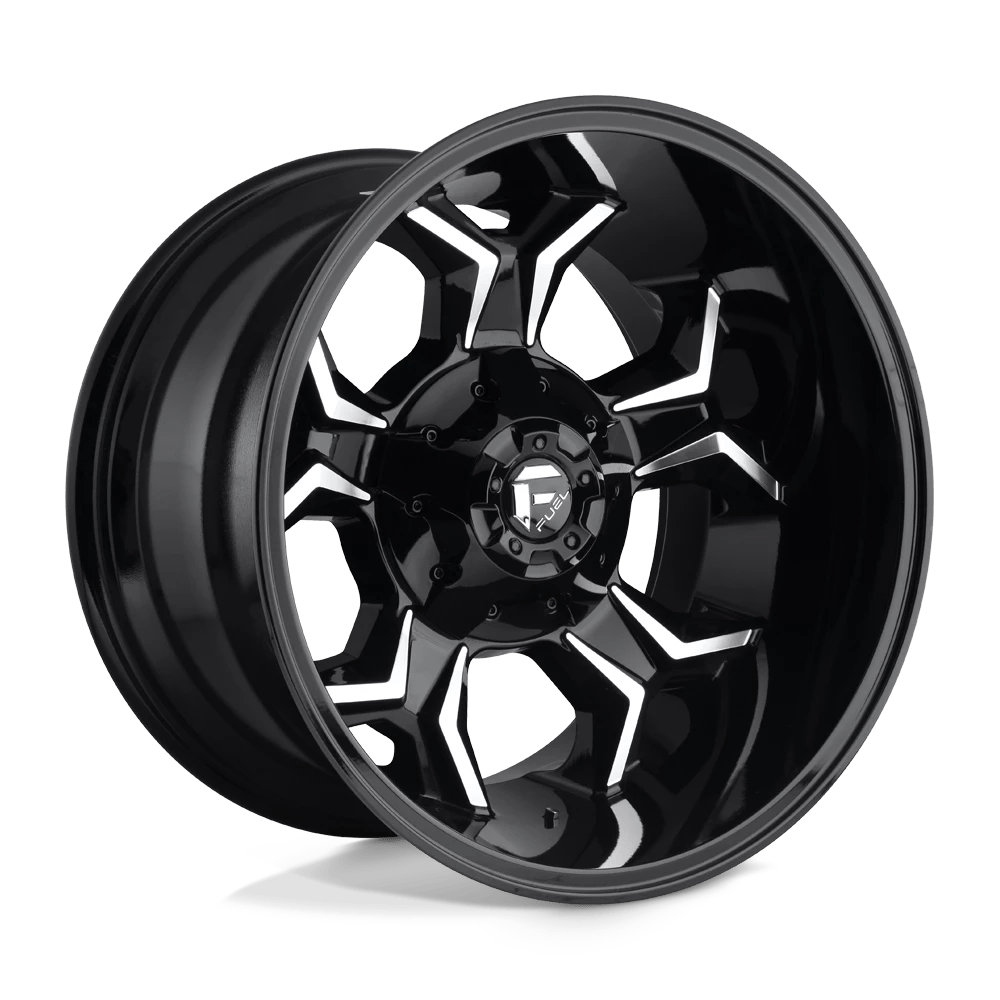 Fuel 1pc D606 Avenger Gloss Black Milled 20x12 (-44) 8x170