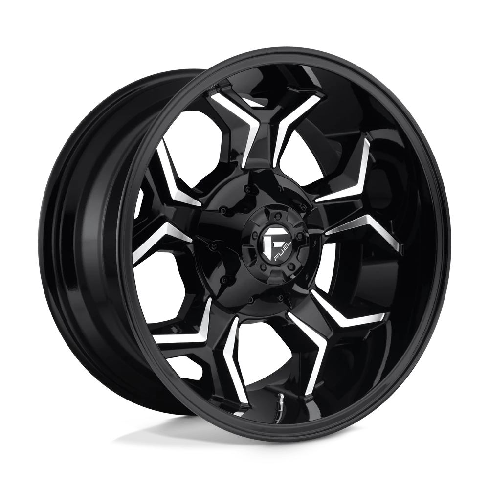 Fuel 1pc D606 Avenger Gloss Black Milled 20x10 (-18) 8x165.1
