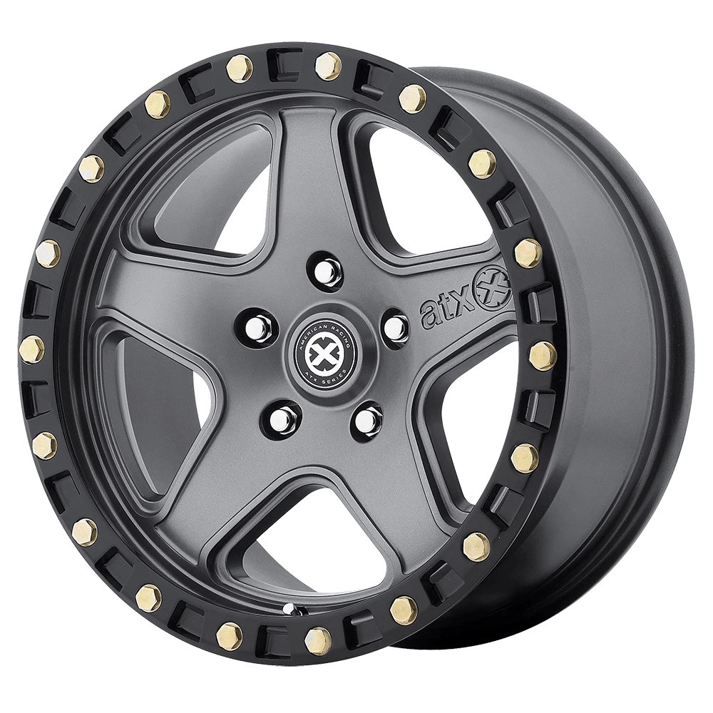 Atx Series Ax194 Ravine Matte Gray Black Reinforcing 18x8.5 (+35) 5x120