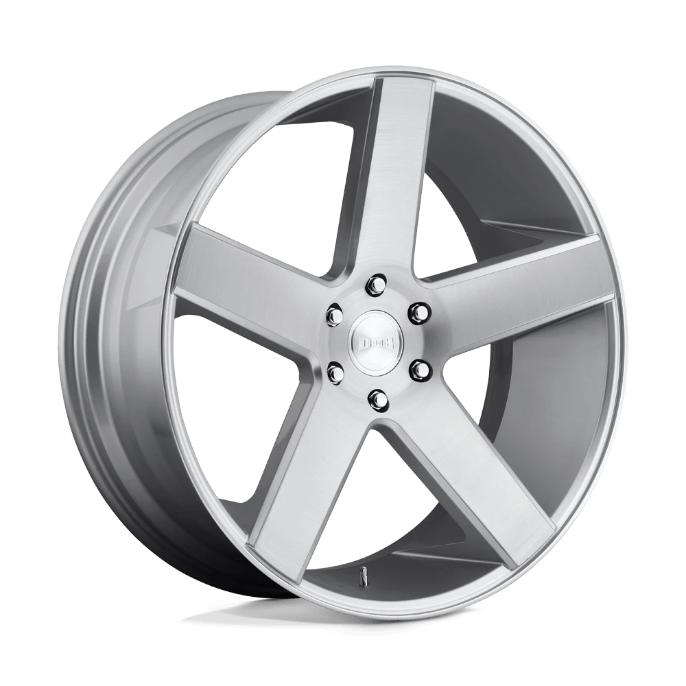 Dub 1pc S218 Baller Gloss Silver Brushed 22x9.5 (+30) 6x135