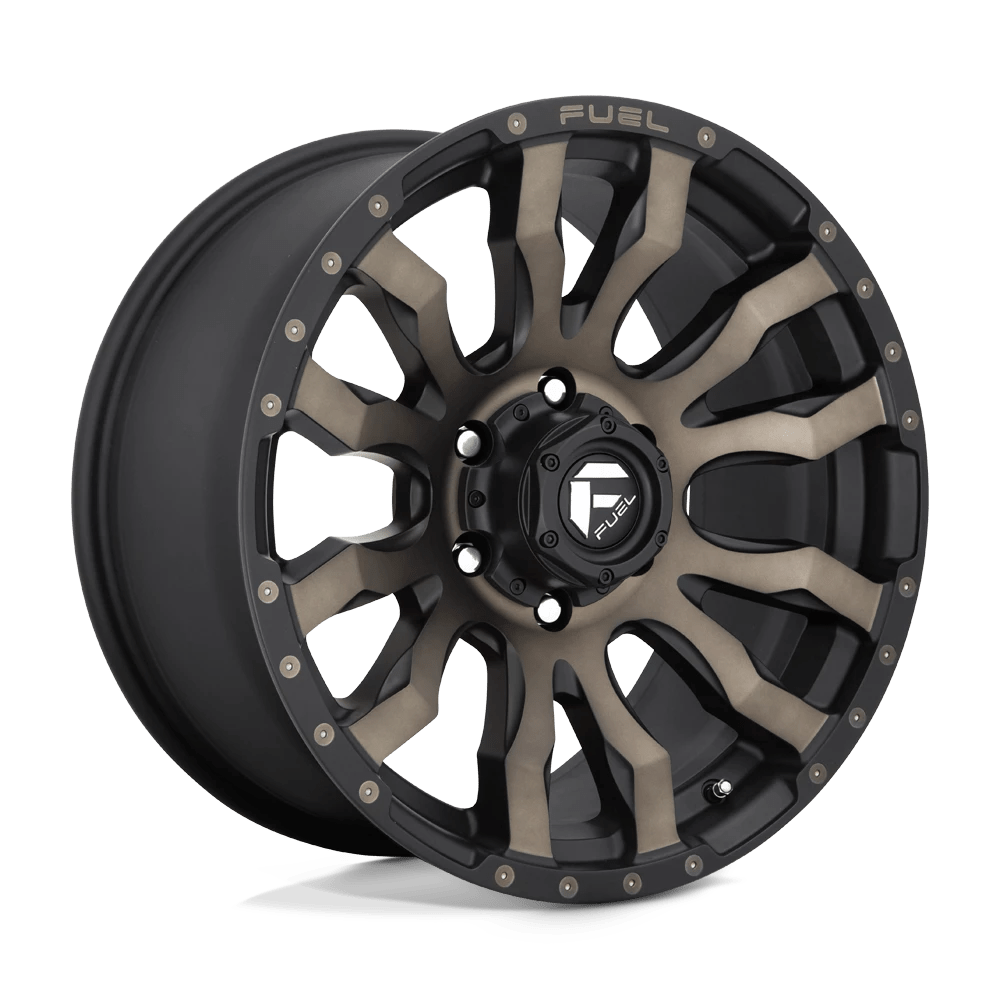 Fuel 1pc D674 Blitz Matte Black Double Dark Tint 18x9 (-12) 5x127