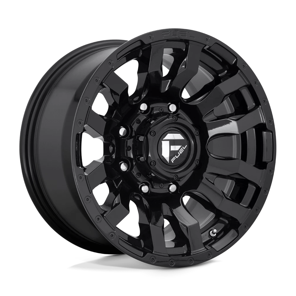 Fuel 1pc D675 Blitz Gloss Black 22x10 (-18) 8x165.1